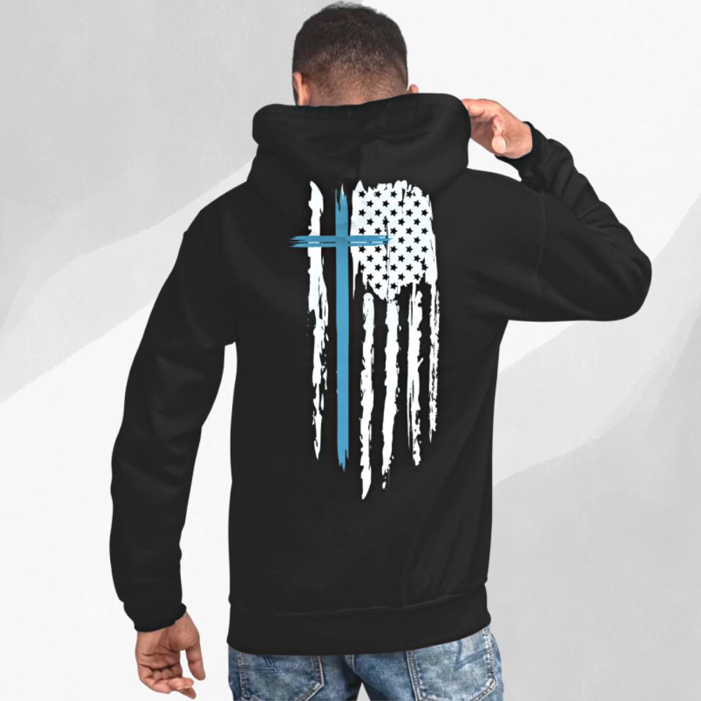 Risen Rebel Ice Blue Elk Legend Hoodie