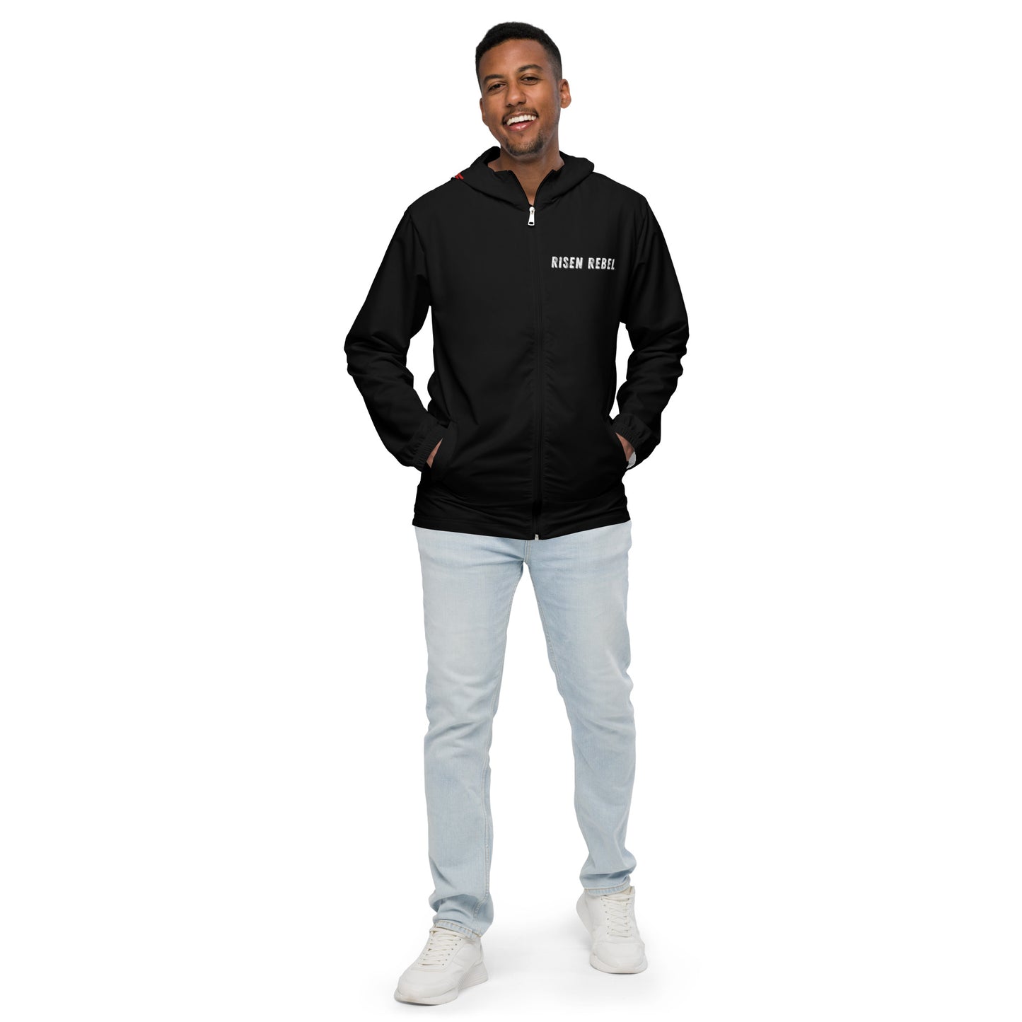 Rebel Skull Windbreaker Zip-Up