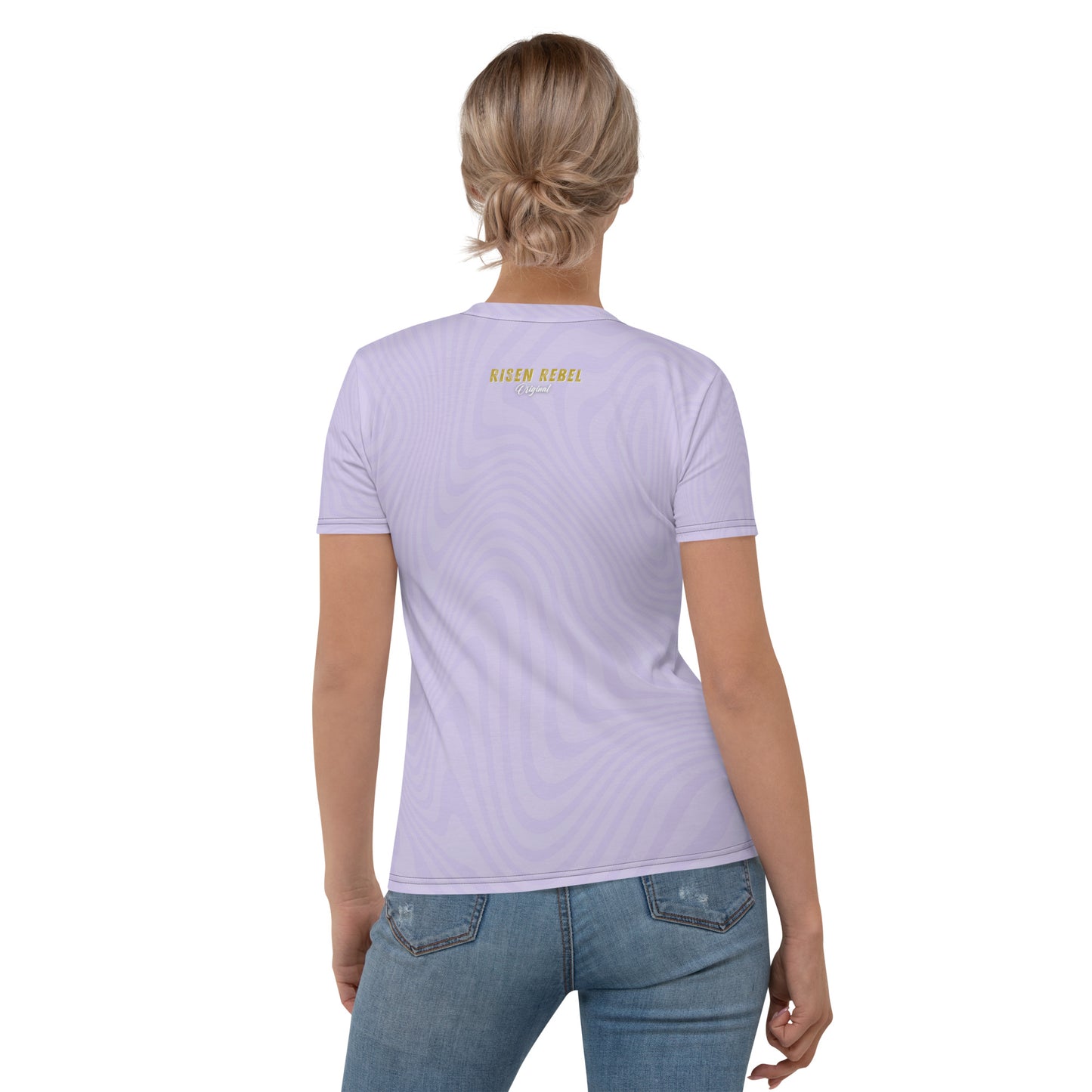 Risen Rebel "Original" Women's Print T-Shirt- Lavender
