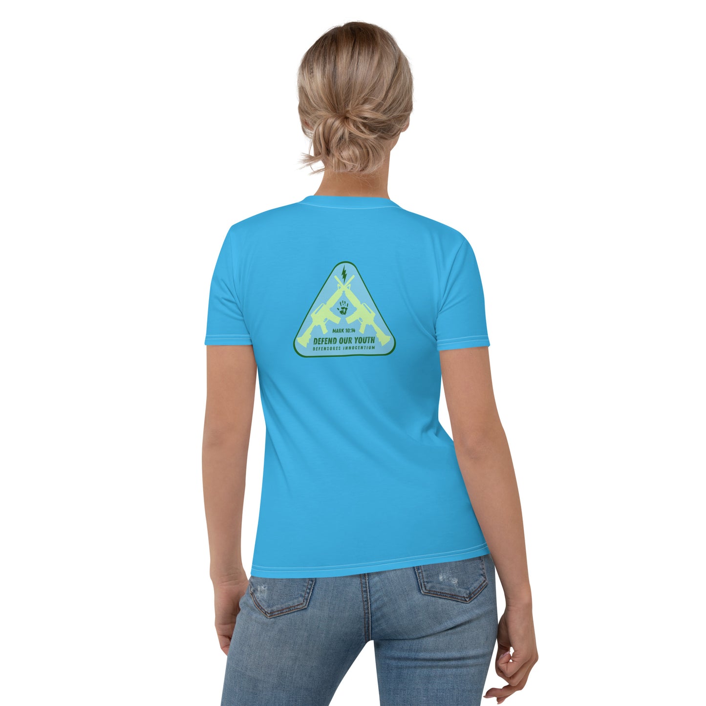 Risen Rebel Ladies Defender Sports Tee- Chartreuse