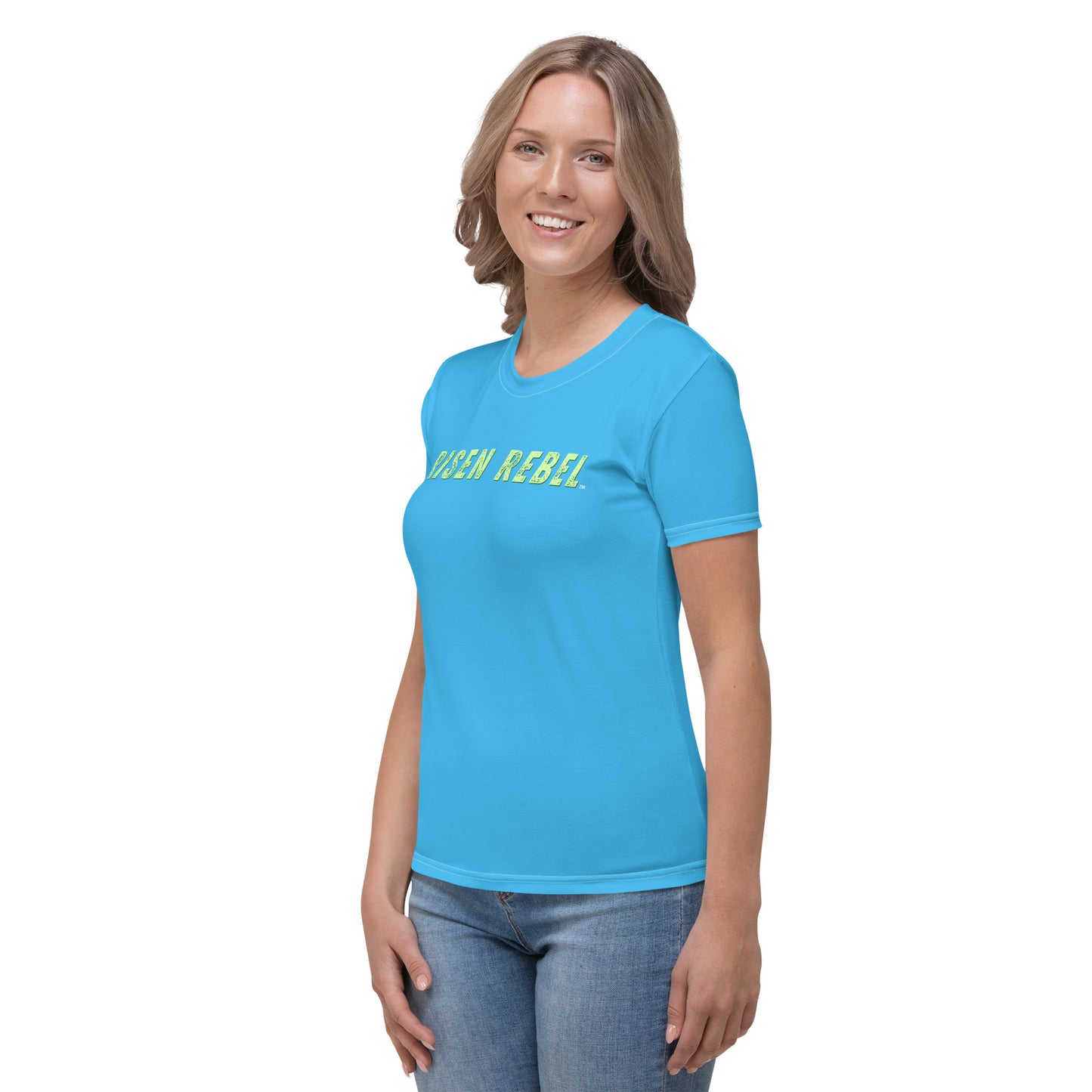 Risen Rebel Ladies Defender Sports Tee- Chartreuse