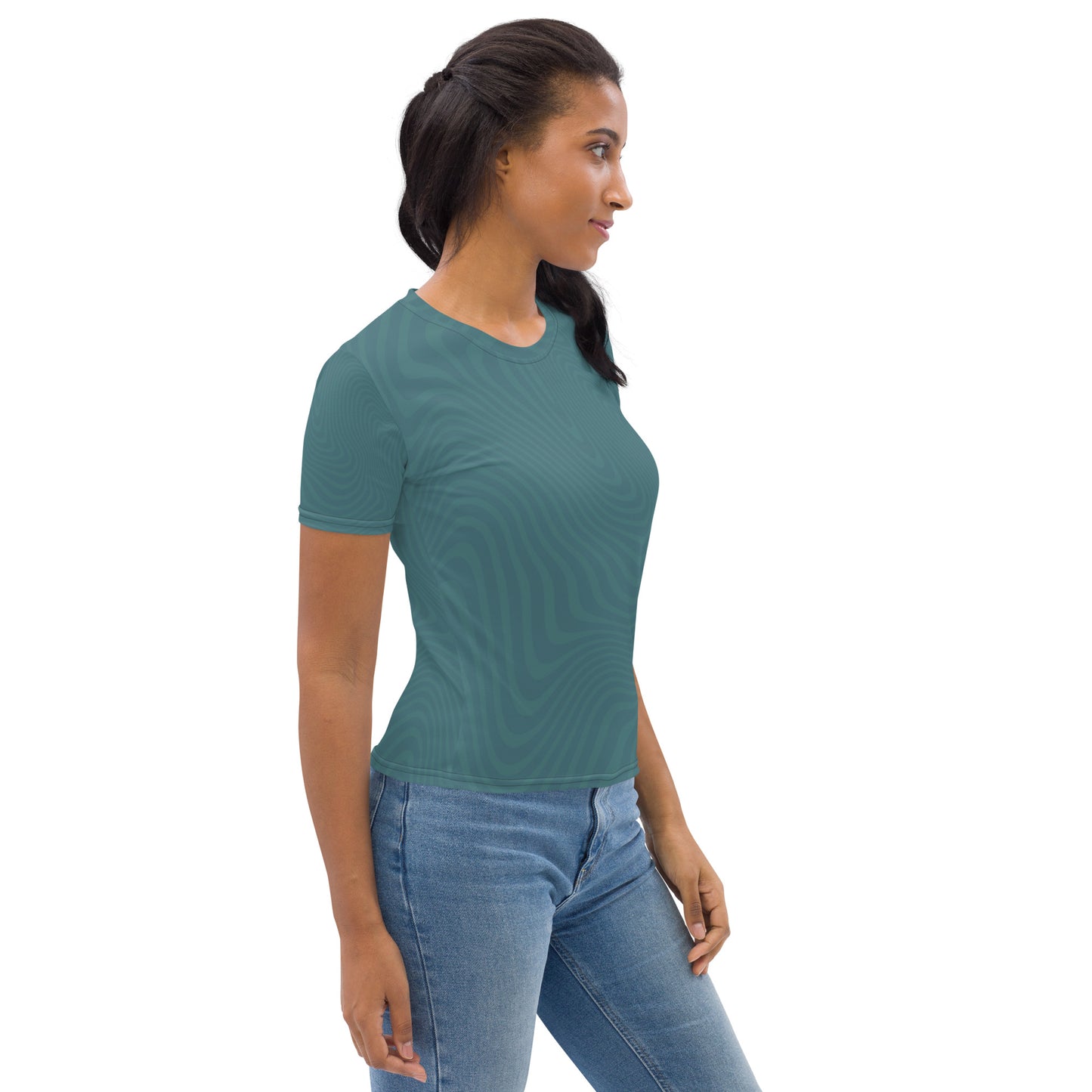 Risen Rebel "Original" Women's Print T-Shirt- Emerald