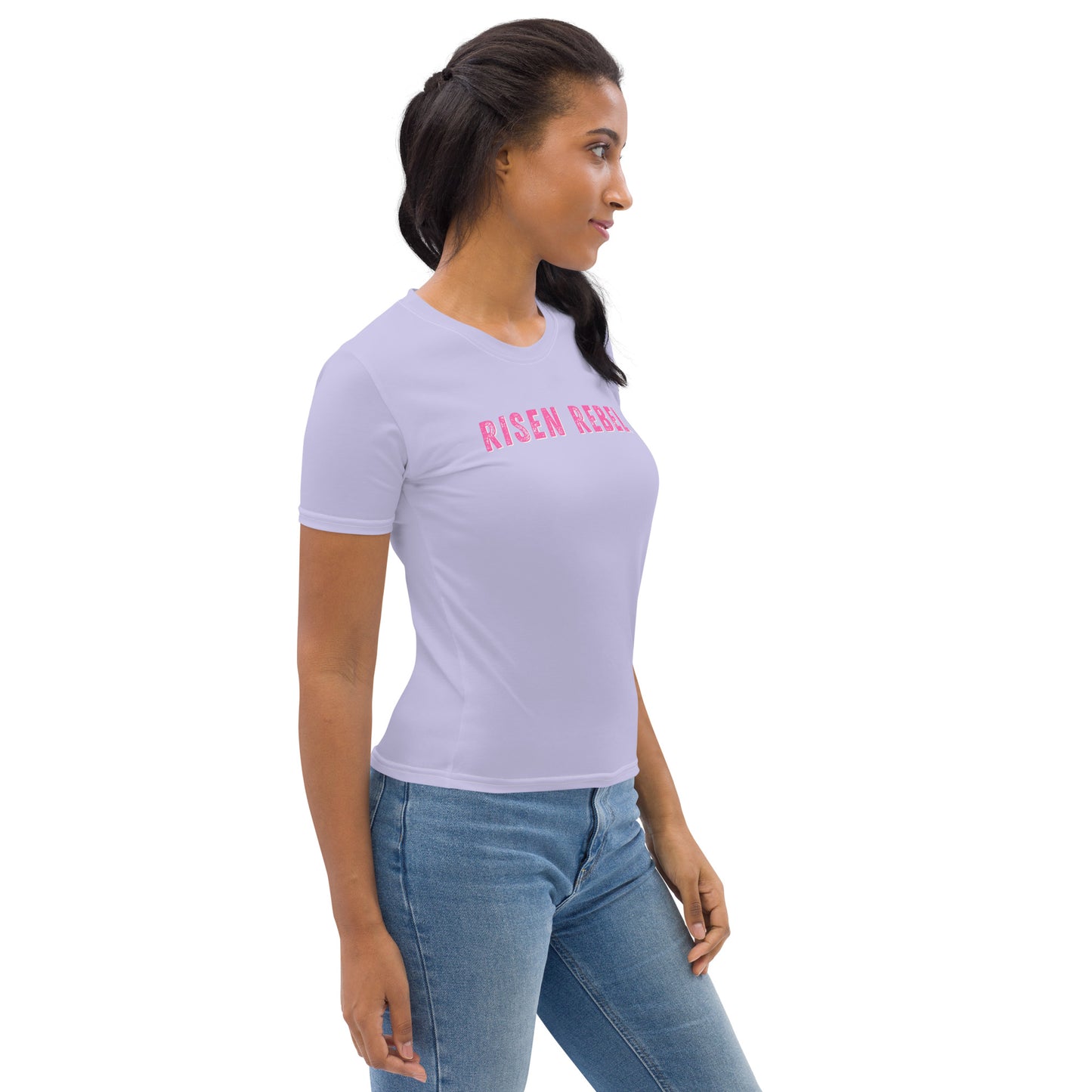Risen Rebel Ladies Defender Sports Tee- Lavender