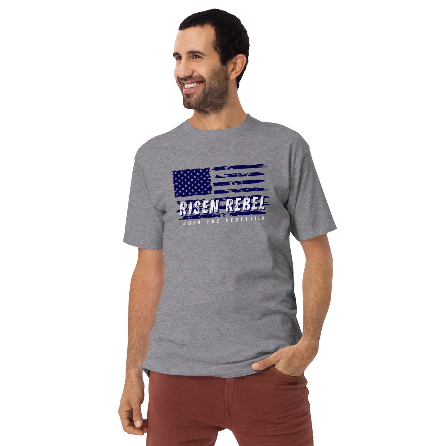 Risen Rebel Classic USA Flag Tee