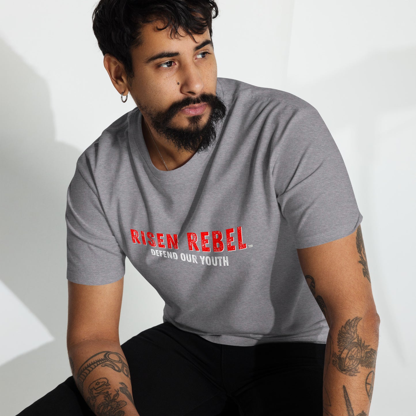 Risen Rebel Defend our Youth Men's Tee