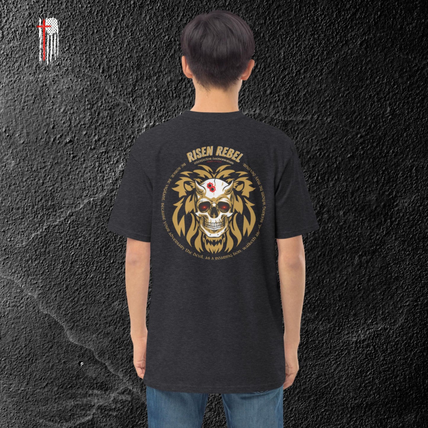 Risen Rebel Demon Killer Tee- Gold