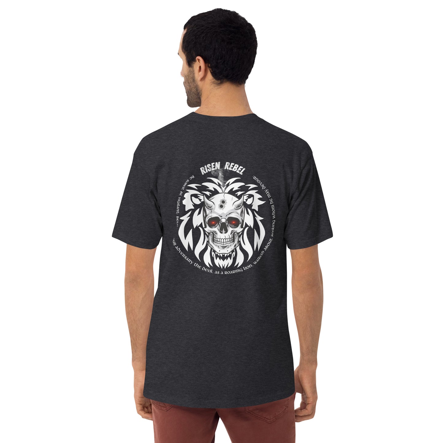 Risen Rebel Demon Killer Tee- Silver