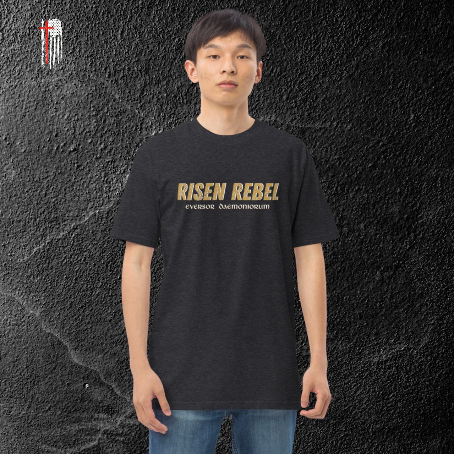Risen Rebel Demon Killer Tee- Gold