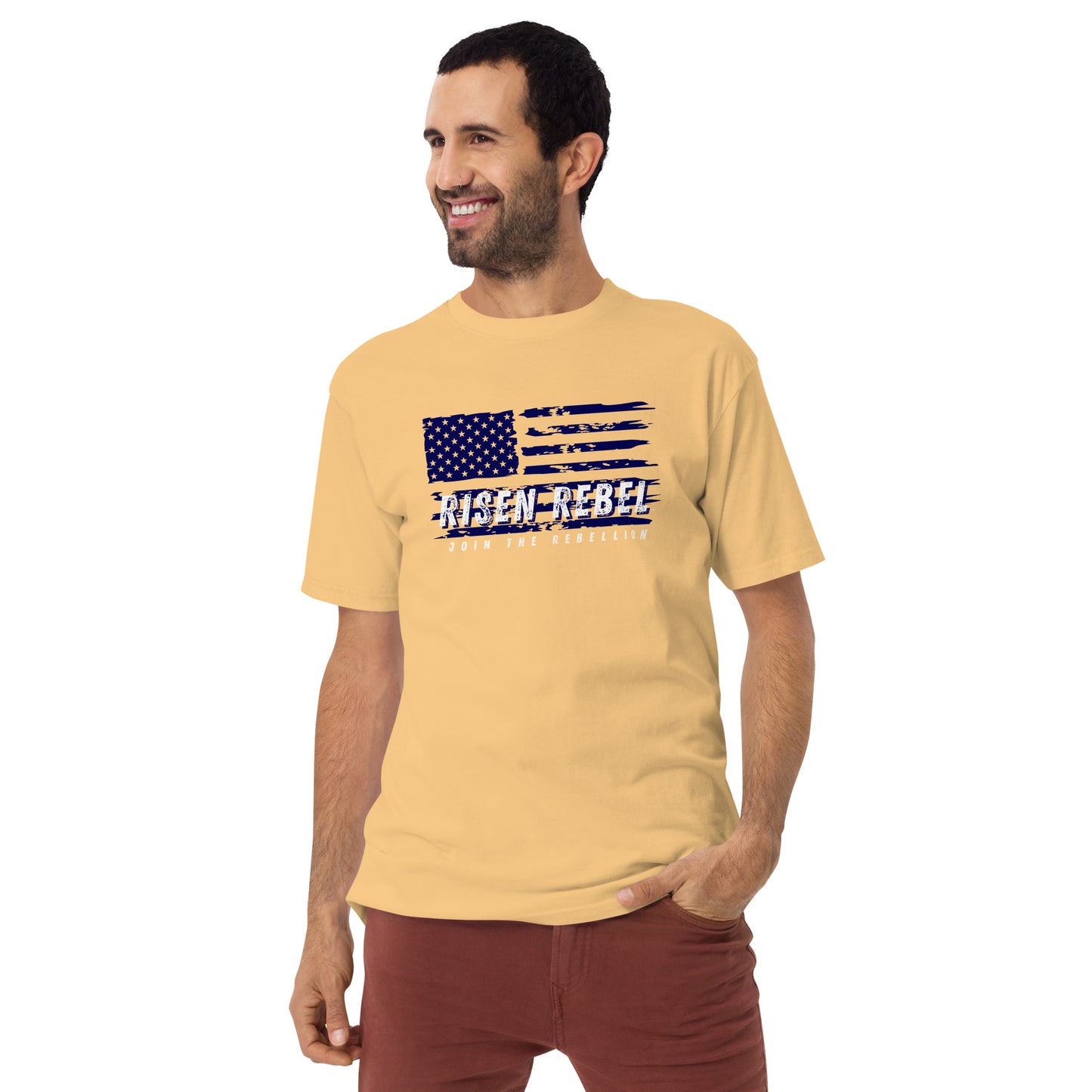 Risen Rebel Classic USA Flag Tee