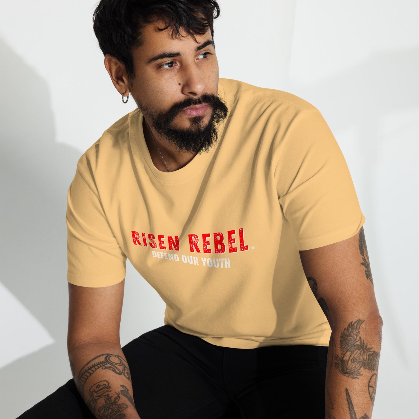 Risen Rebel Defend our Youth Men's Tee