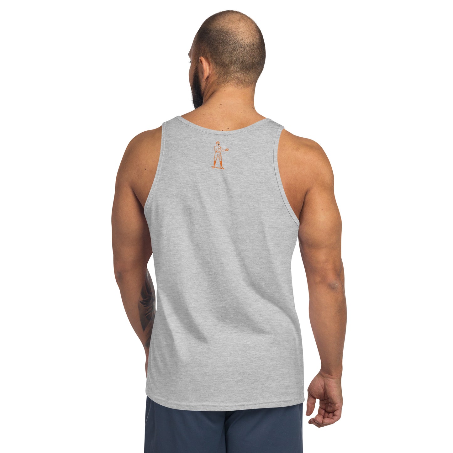 Risen Rebel Boxing Club Tank- Orange Graphic