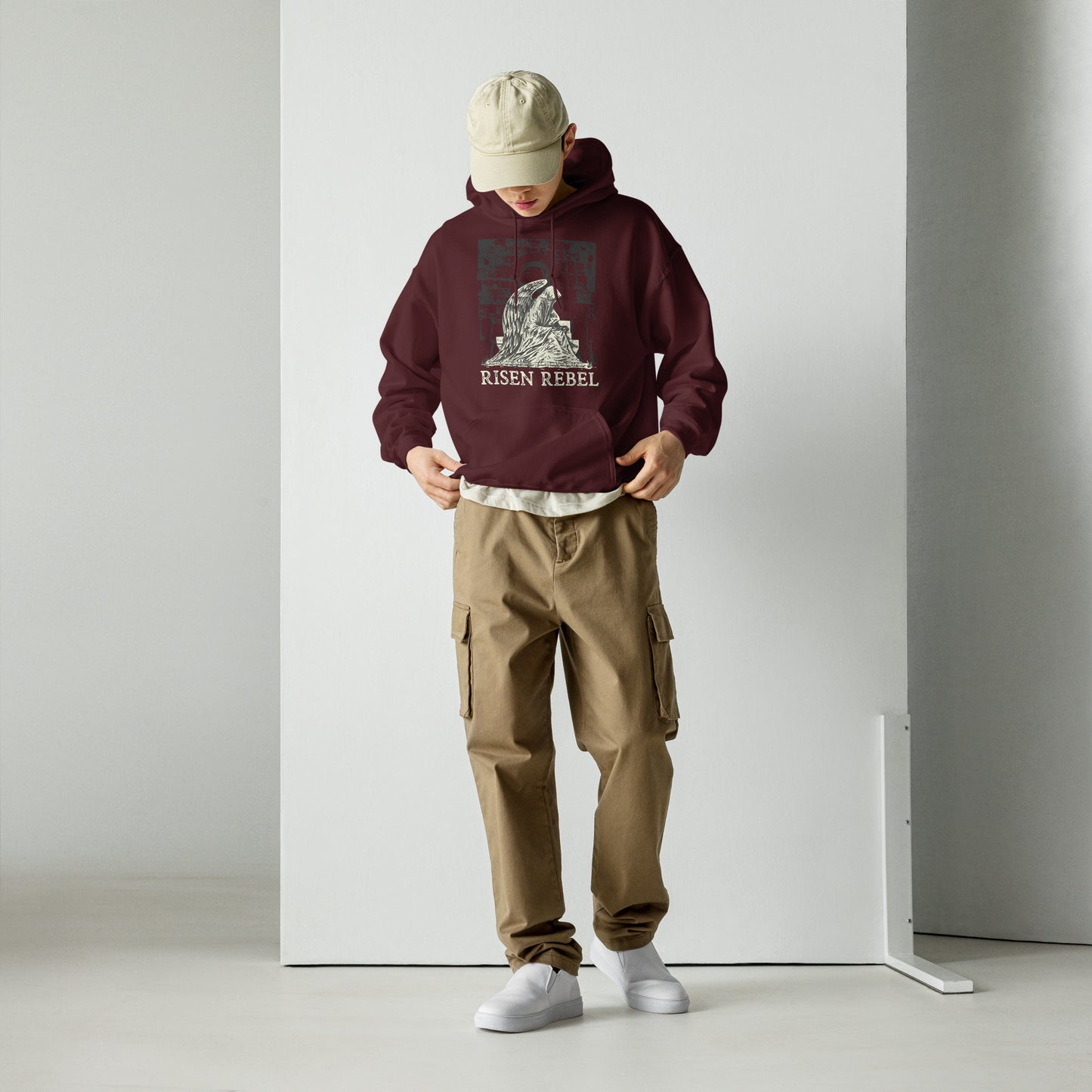 Seated Angel Hoodie