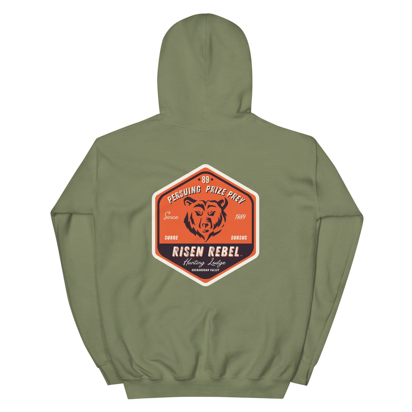 Risen Rebel "Orange Bear" Hoodie