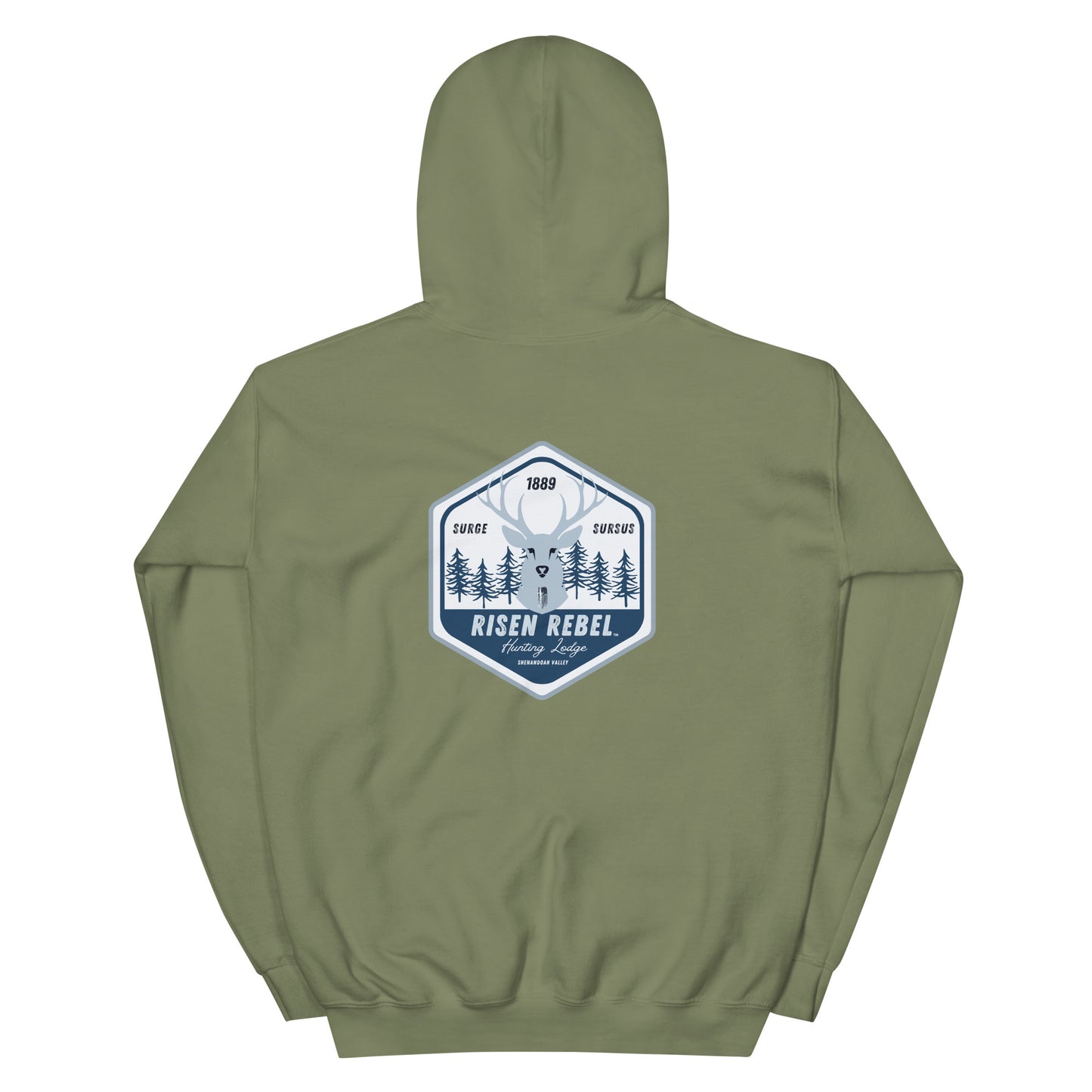Risen Rebel "Ice Blue Buck" Hoodie