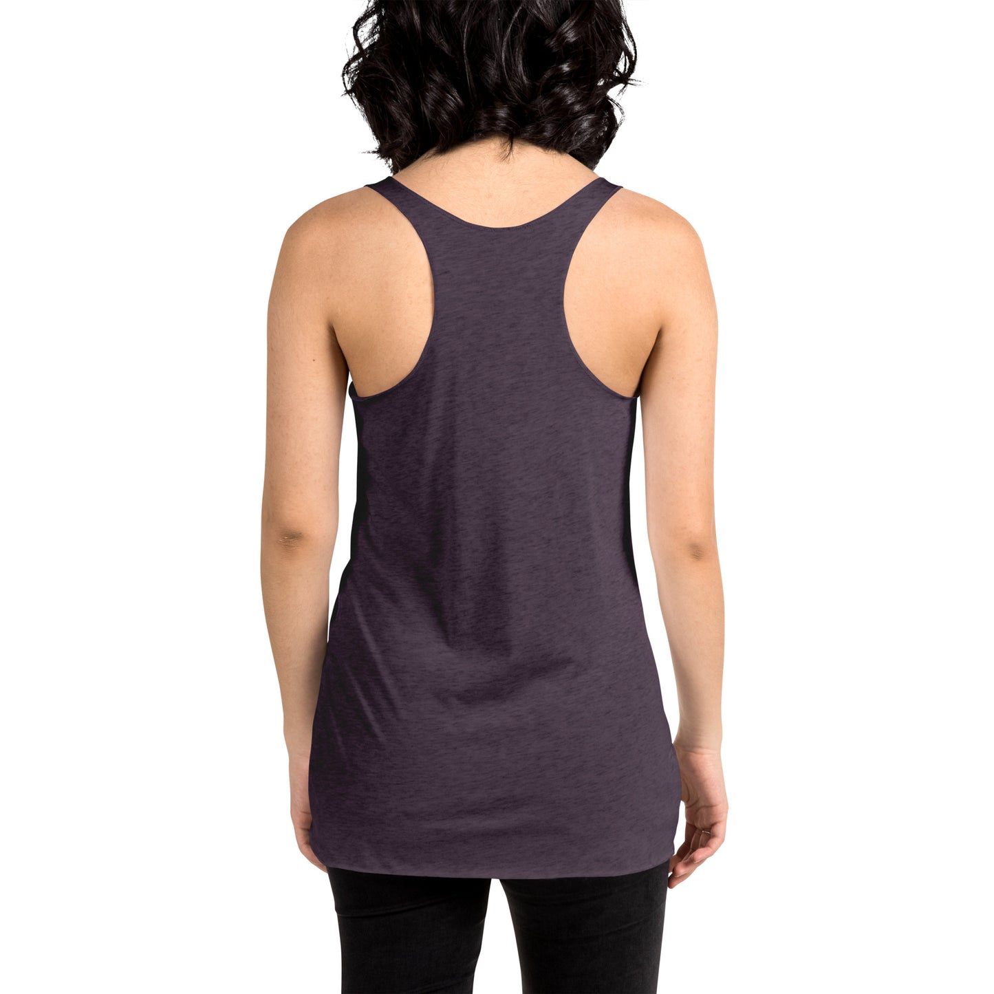 Risen Rebel Classic Logo Women's Racerback Tank- Mau/Crm