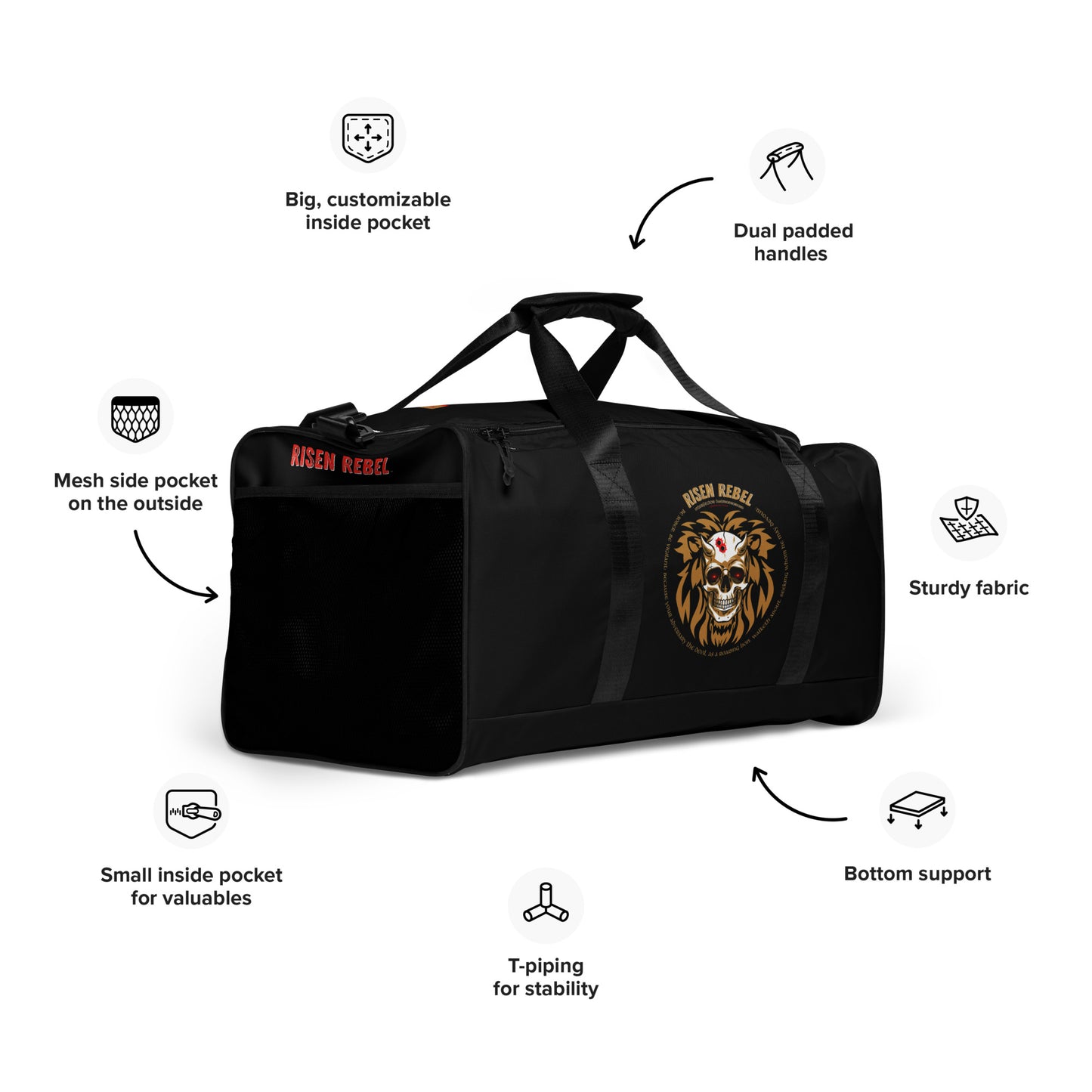 Risen Rebel Demon Killer Duffle