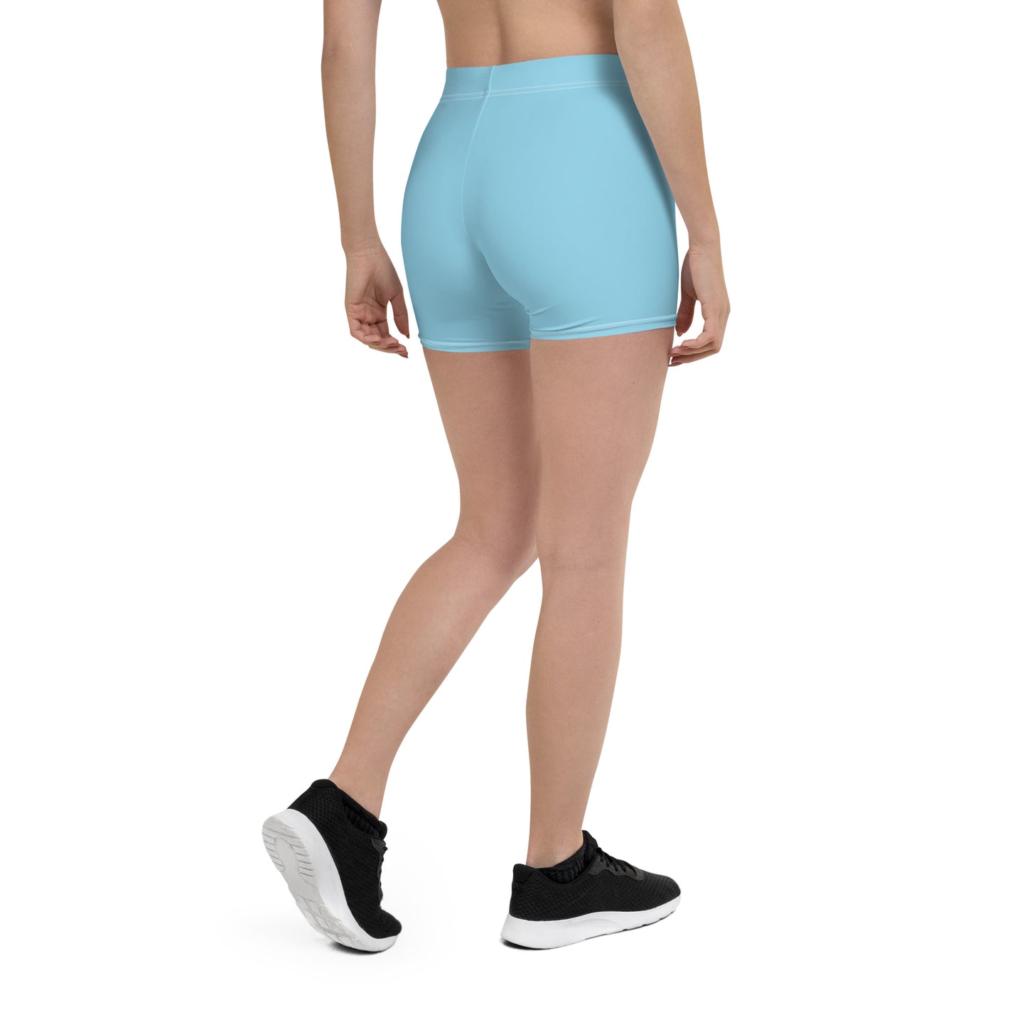 Risen Rebel Power Workout Shorts- Powder Blue