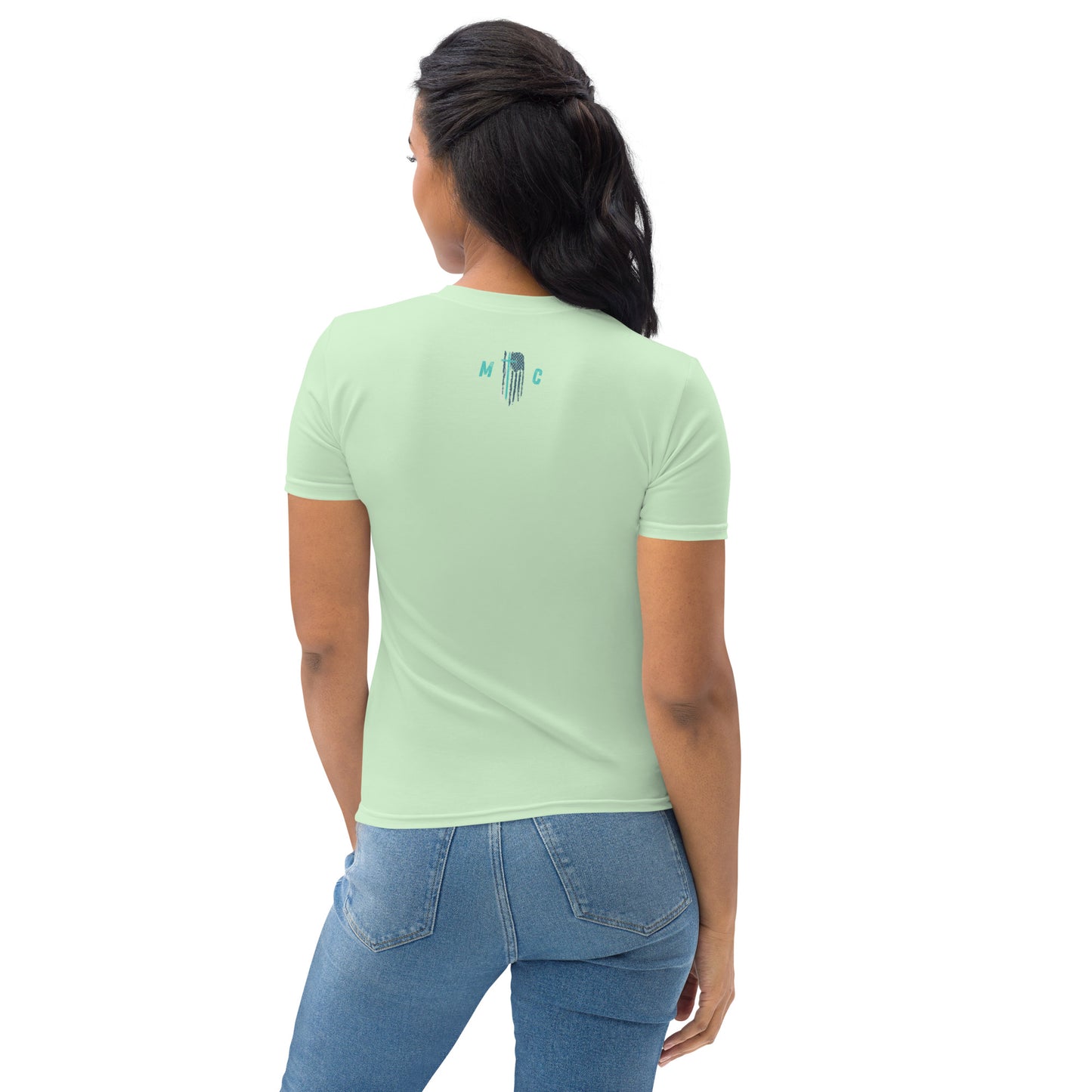Risen Rebel MC Women's T-shirt- Moss