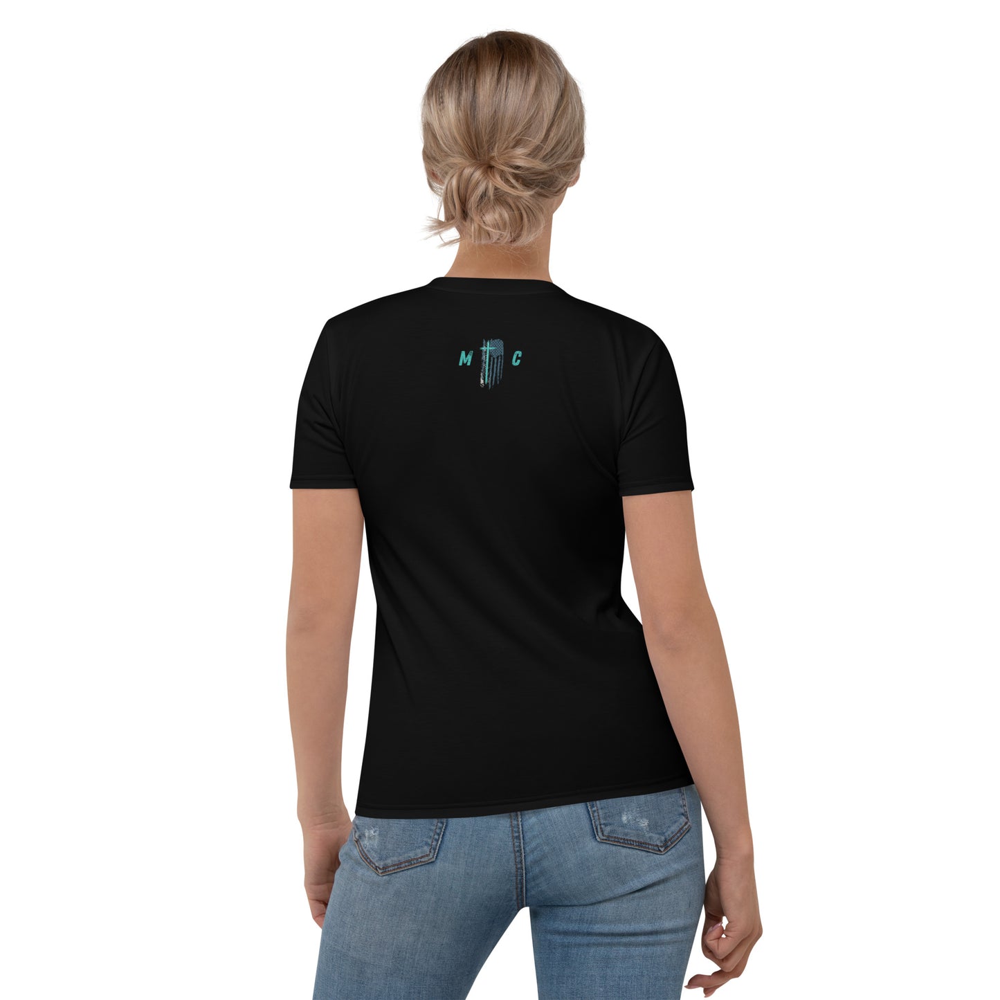 Risen Rebel MC Women's T-shirt- Black