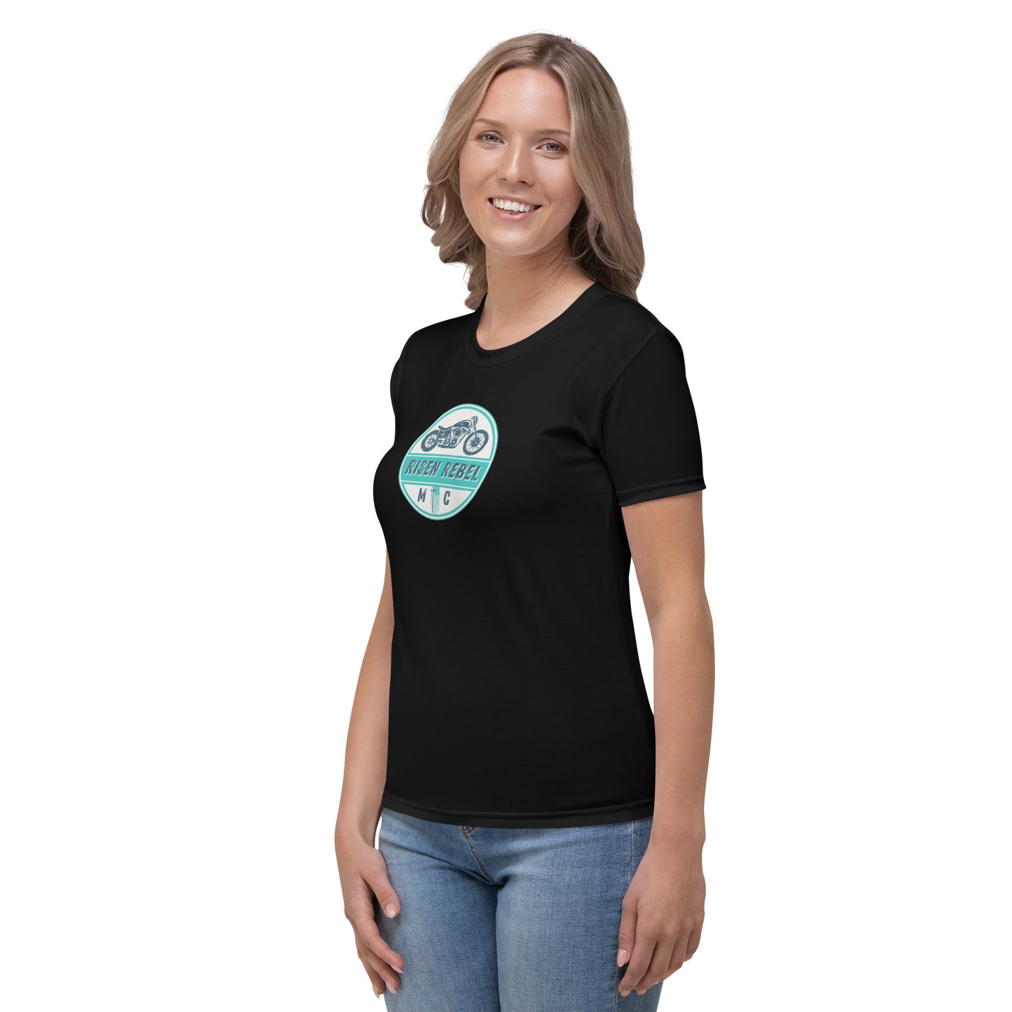 Risen Rebel MC Women's T-shirt- Black