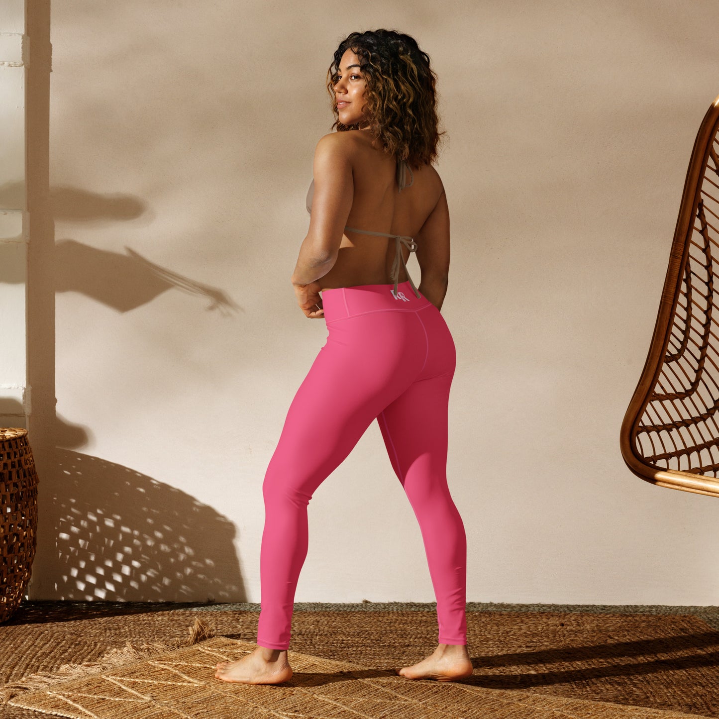 Risen Rebel Power Yoga Leggings- Berry