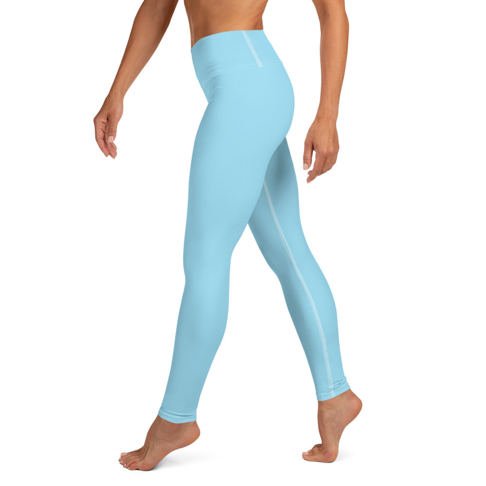 Risen Rebel Power Yoga Leggings- Powder Blue