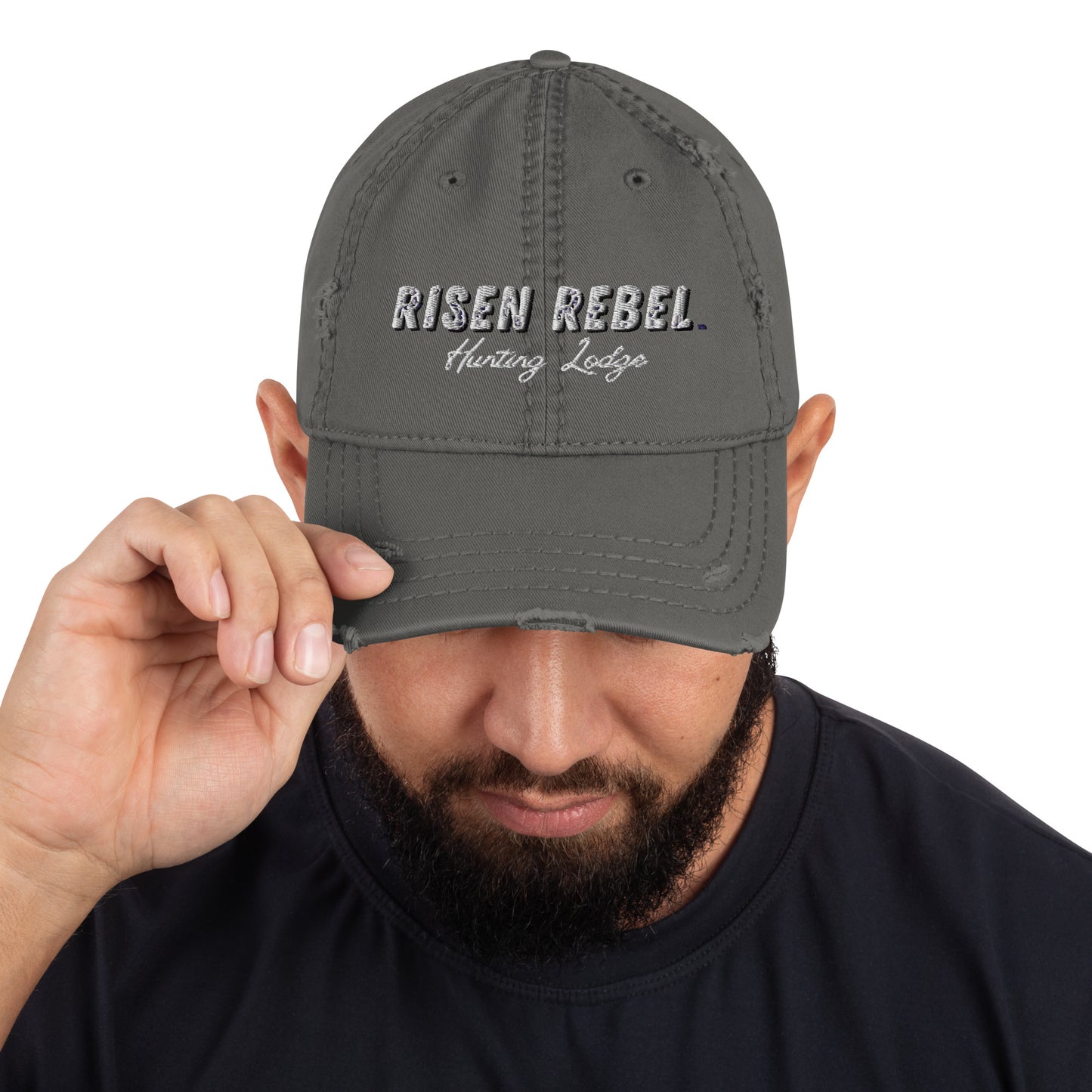 Risen Rebel Distressed Dad Hat