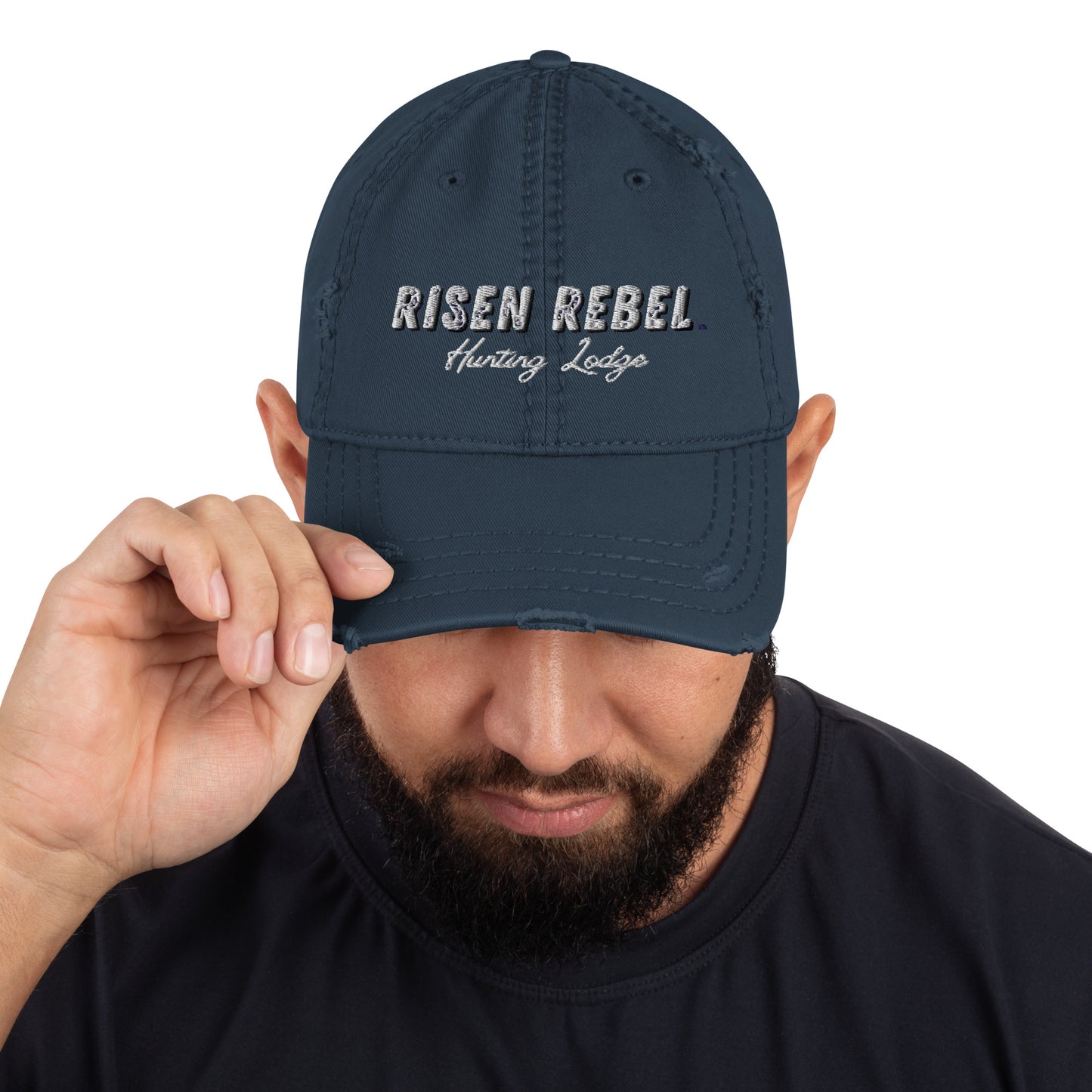 Risen Rebel Distressed Dad Hat