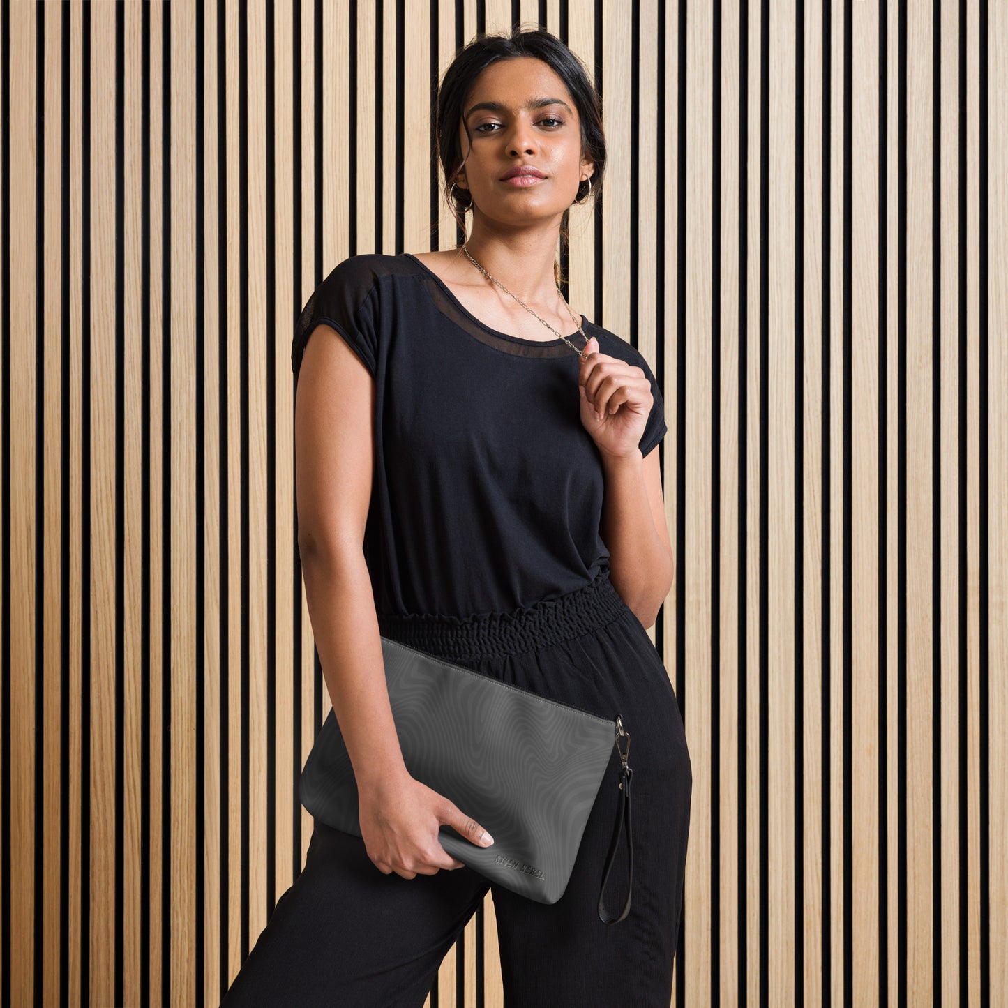 Risen Rebel Crossbody Bag- Black