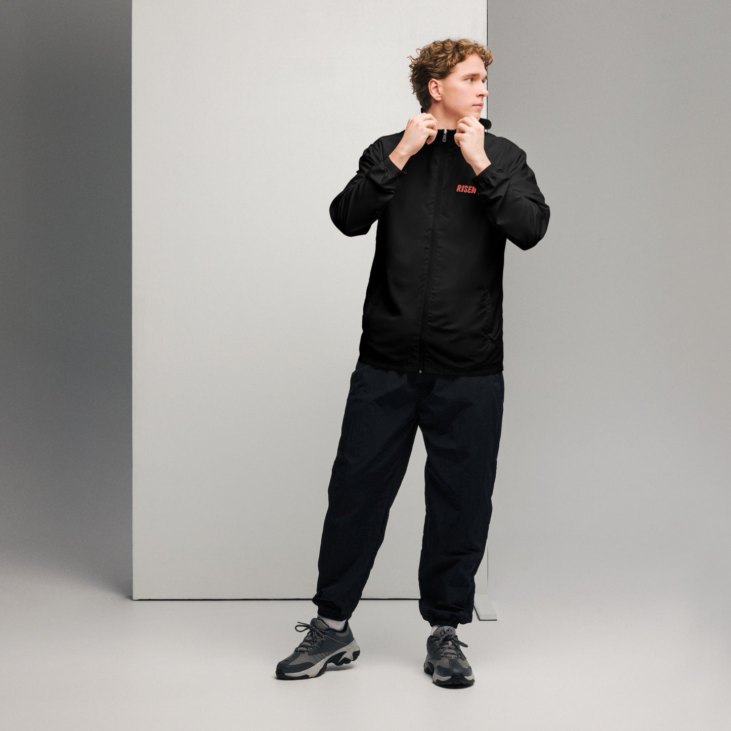 Risen Rebel Classic Flag Windbreaker Zip-Up