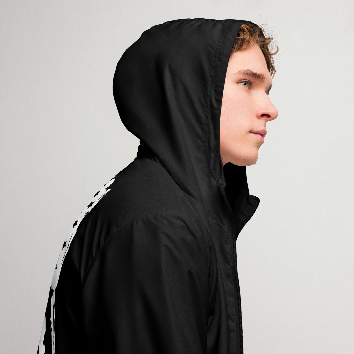 Risen Rebel Classic Flag Windbreaker Zip-Up