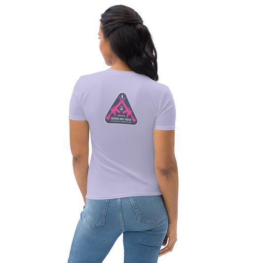 Risen Rebel Ladies Defender Sports Tee- Lavender