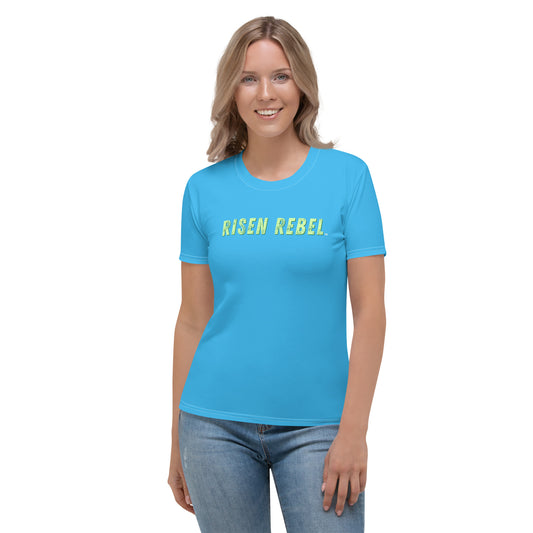 Risen Rebel Ladies Defender Sports Tee- Chartreuse