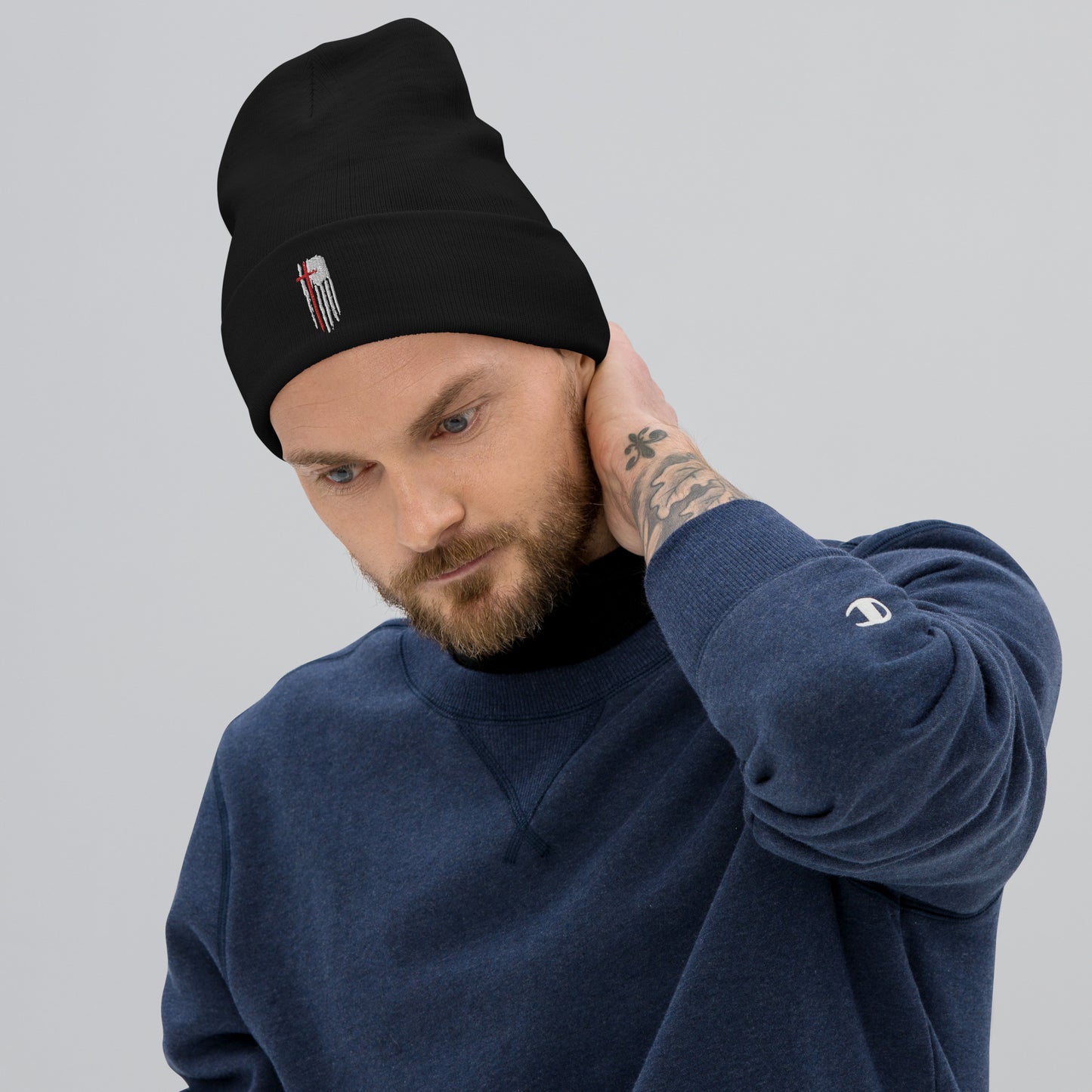 Classic Flag Embroidered Beanie