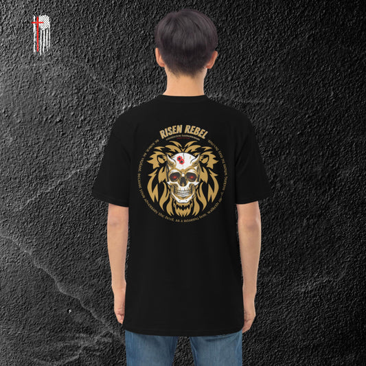 Risen Rebel Demon Killer Tee- Gold
