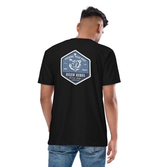 Risen Rebel Hunting Lodge Bruin Tee- Ocean/Black