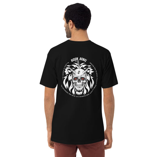 Risen Rebel Demon Killer Tee- Silver