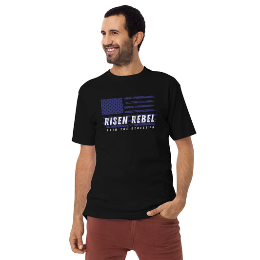 Risen Rebel Classic USA Flag Tee