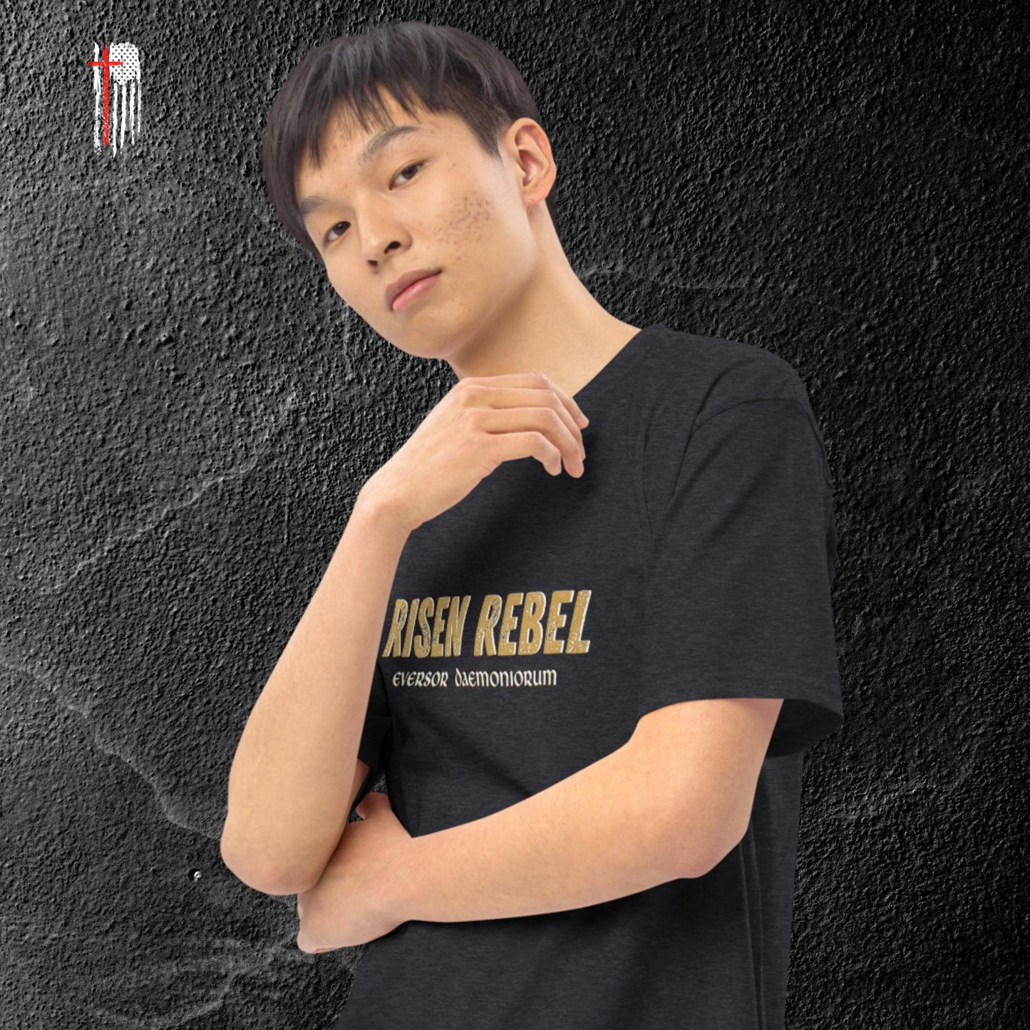 Risen Rebel Demon Killer Tee- Gold
