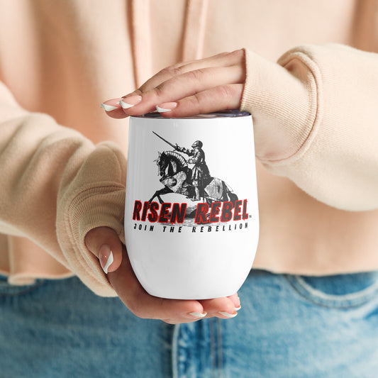 Risen Rebel "Crusader" Wine Tumbler