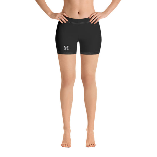 Risen Rebel Power Workout Shorts- Black