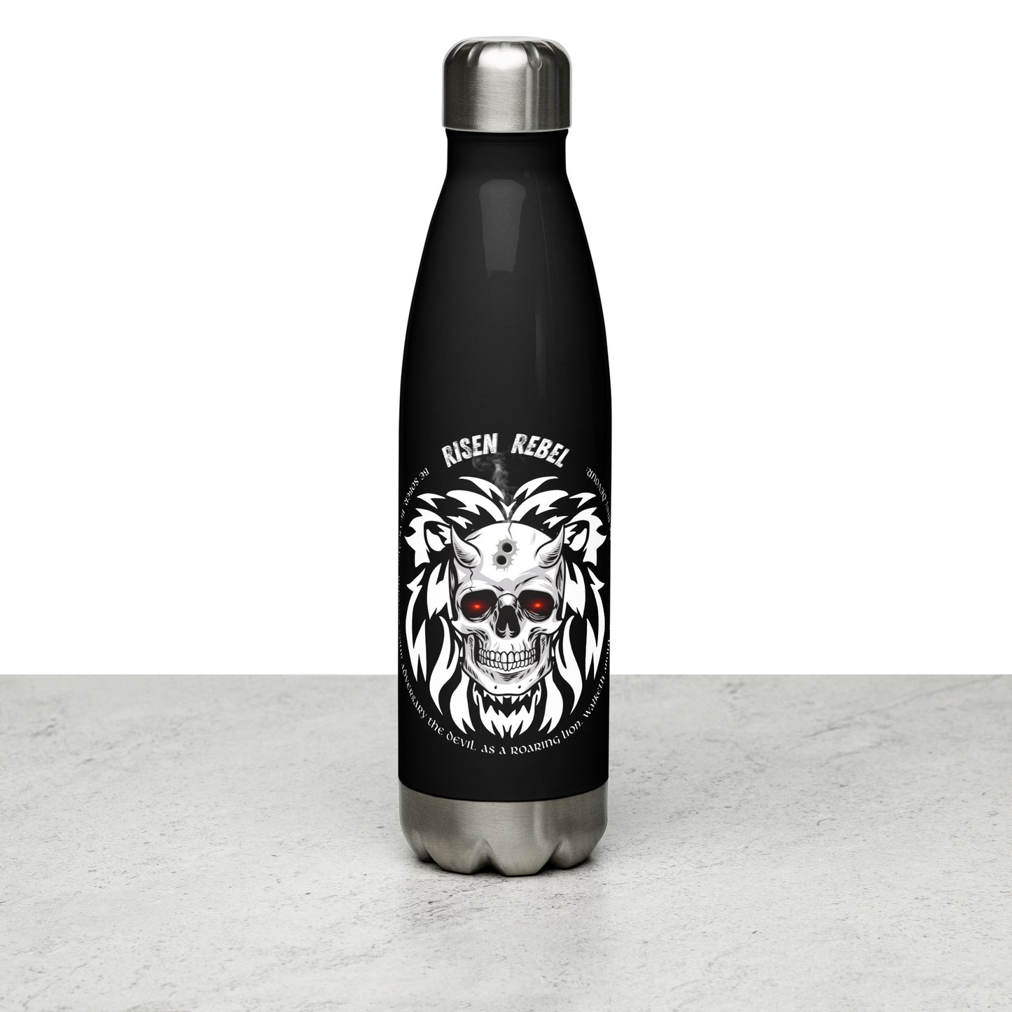 Risen Rebel Demon Killer Stainless Steel Water Bottle