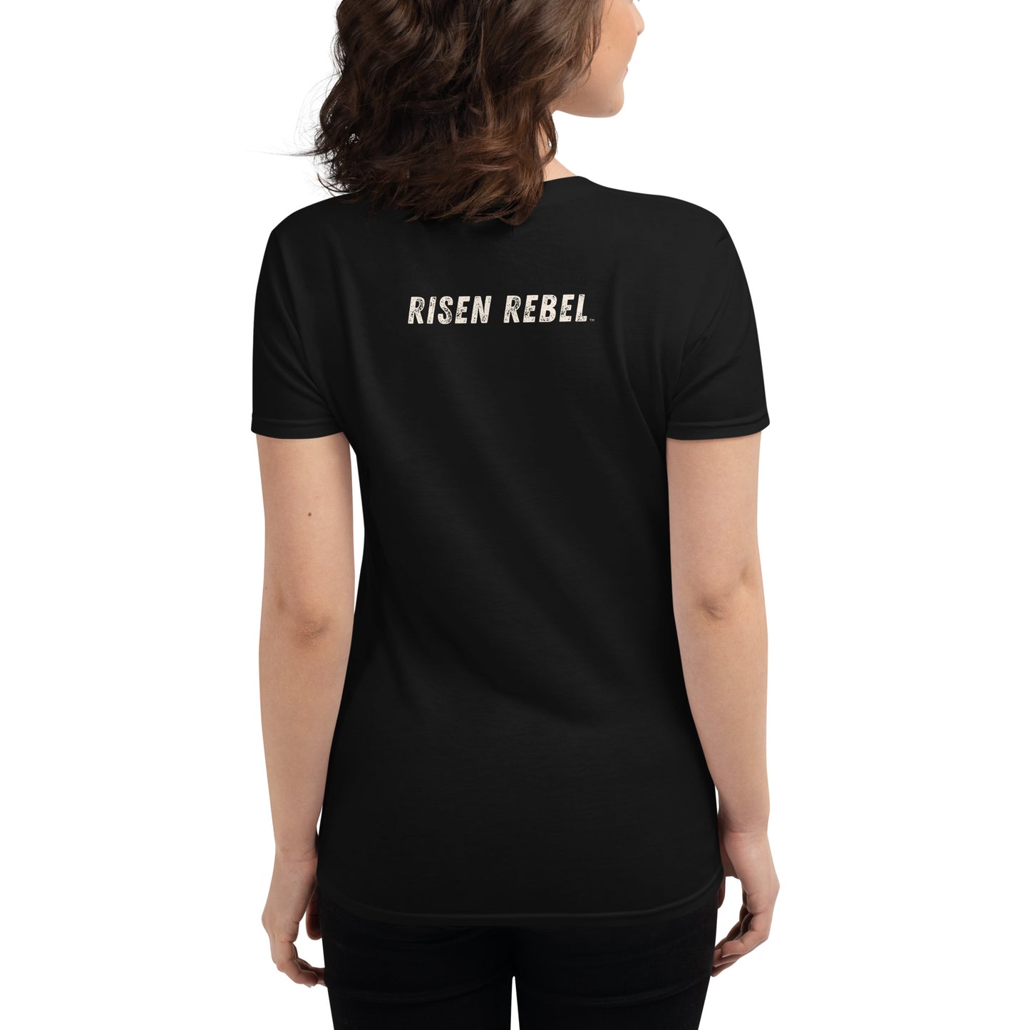Risen Rebel MC Women's Short Sleeve T-shirt- Mint Emblem