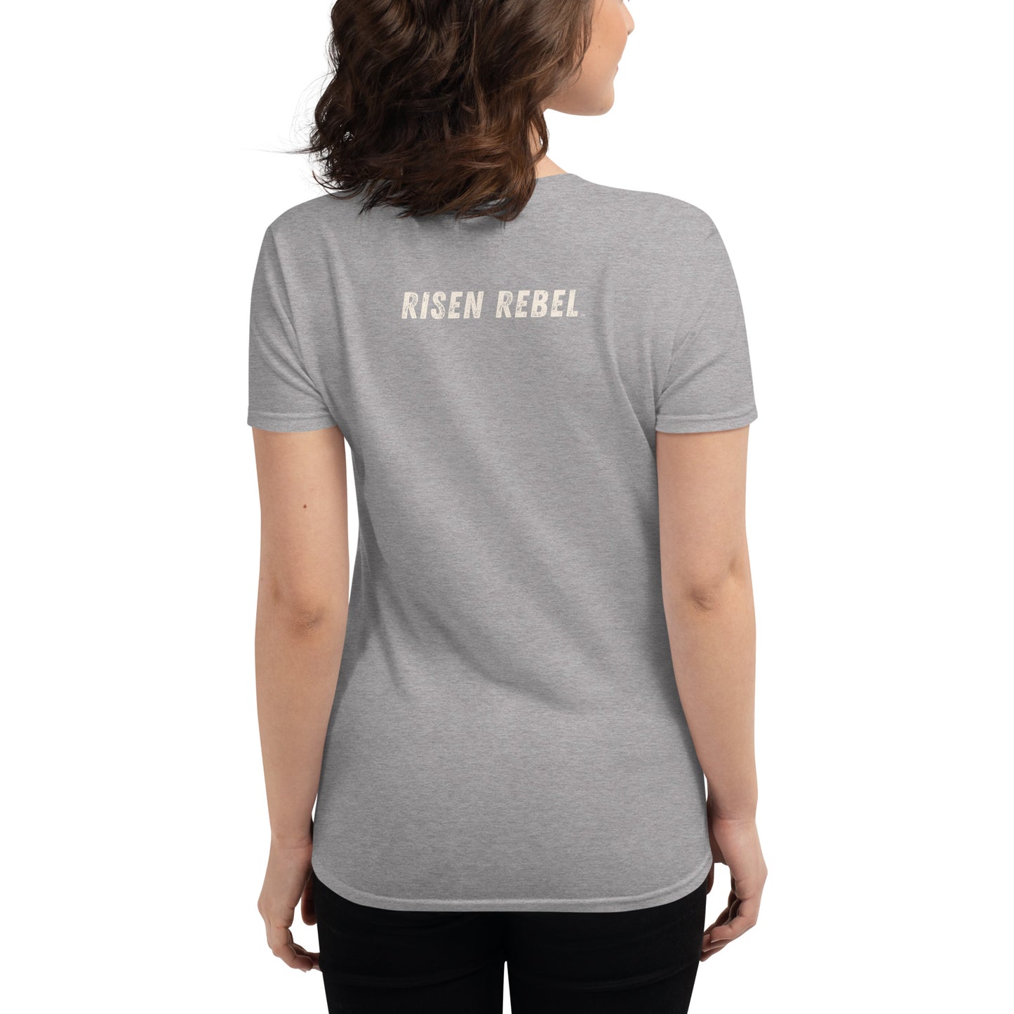 Risen Rebel MC Women's Short Sleeve T-shirt- Mint Emblem